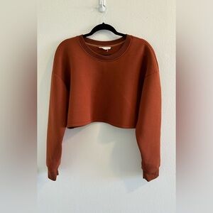 Grey Lab Los Angeles - LOUNGEWEAR CROPPED SWEATSHIRT - Size Large